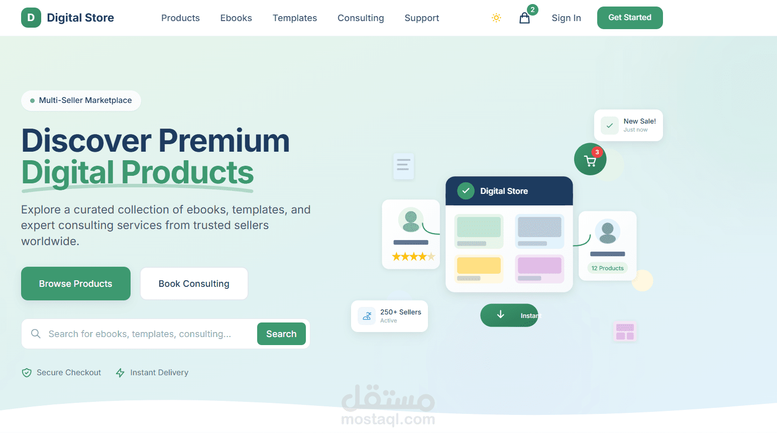 Multi-Vendor E-commerce SaaS Platform