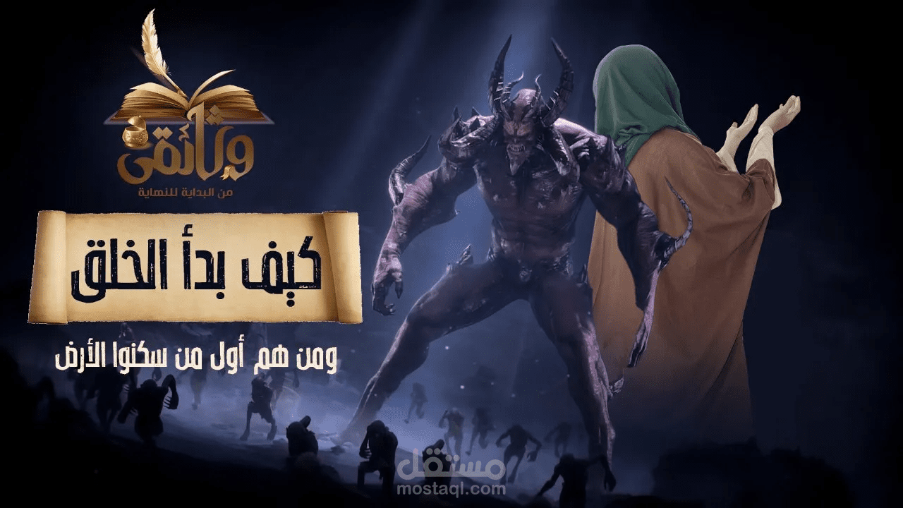 مونتاج فيديو وثائقي علي اليوتيوب عن قصة نبي الله نوح عليه السلام