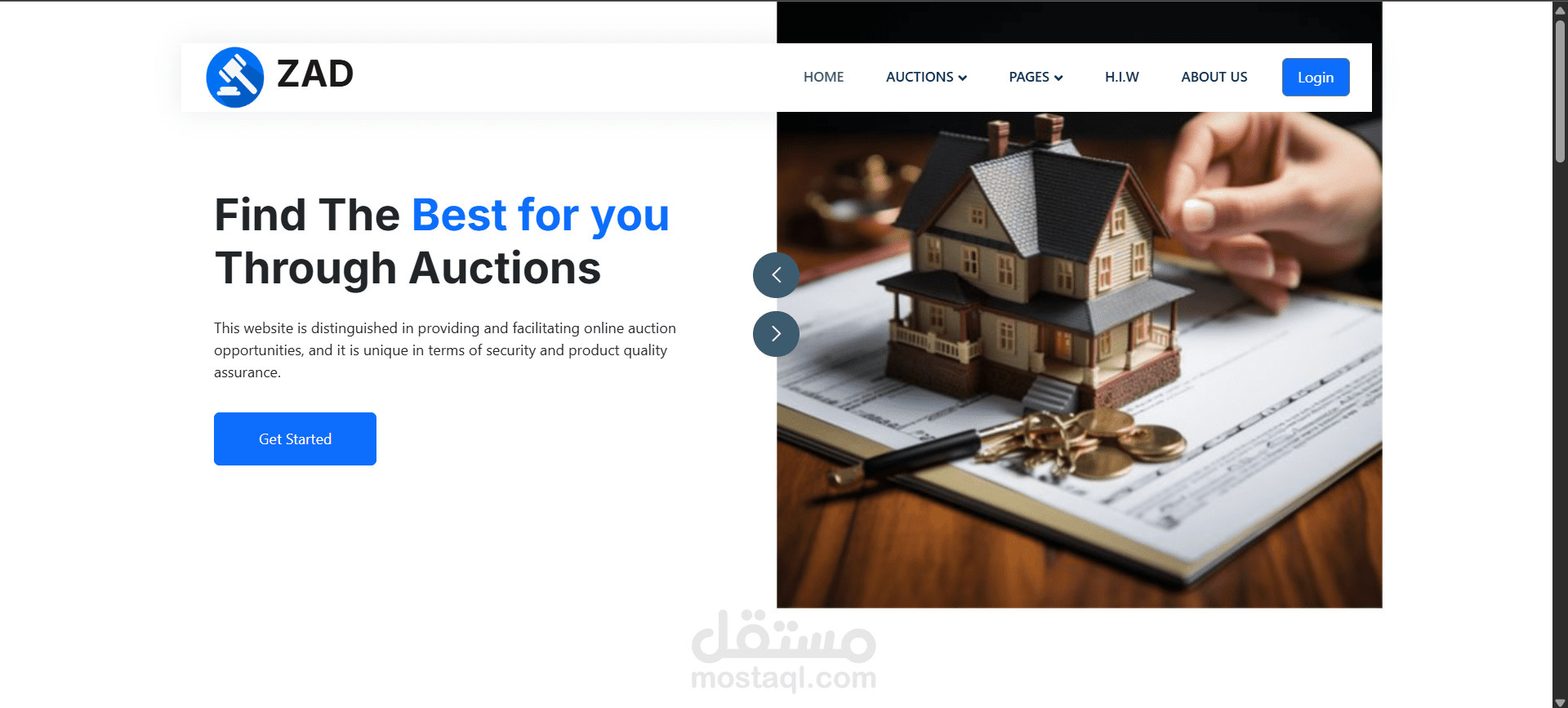 منصة المزادات (Enterprise Auction Platform)