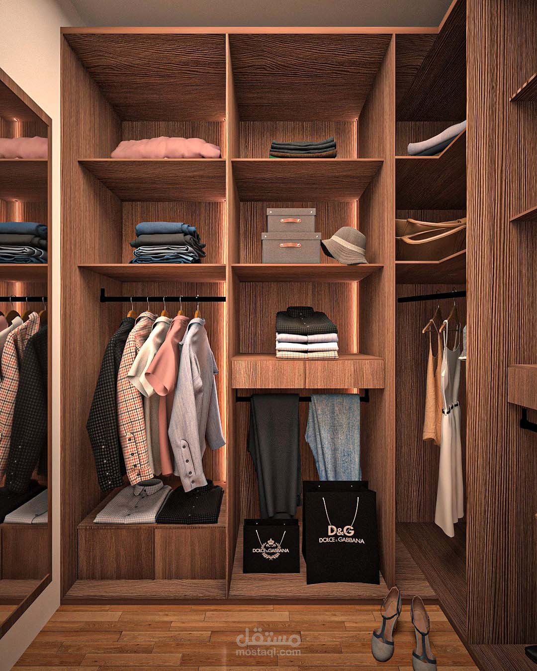 Dressing room design