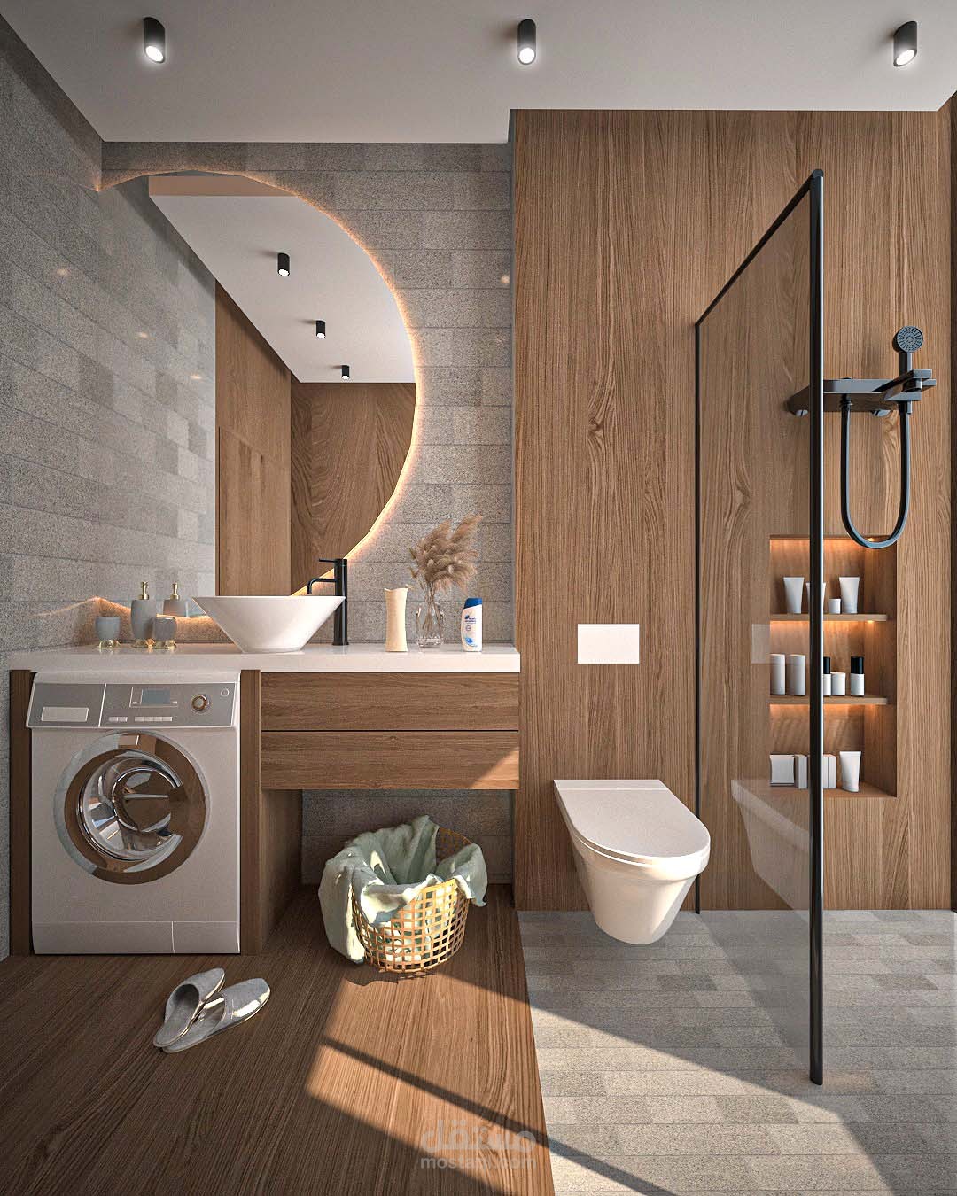 Modern bathroom design
