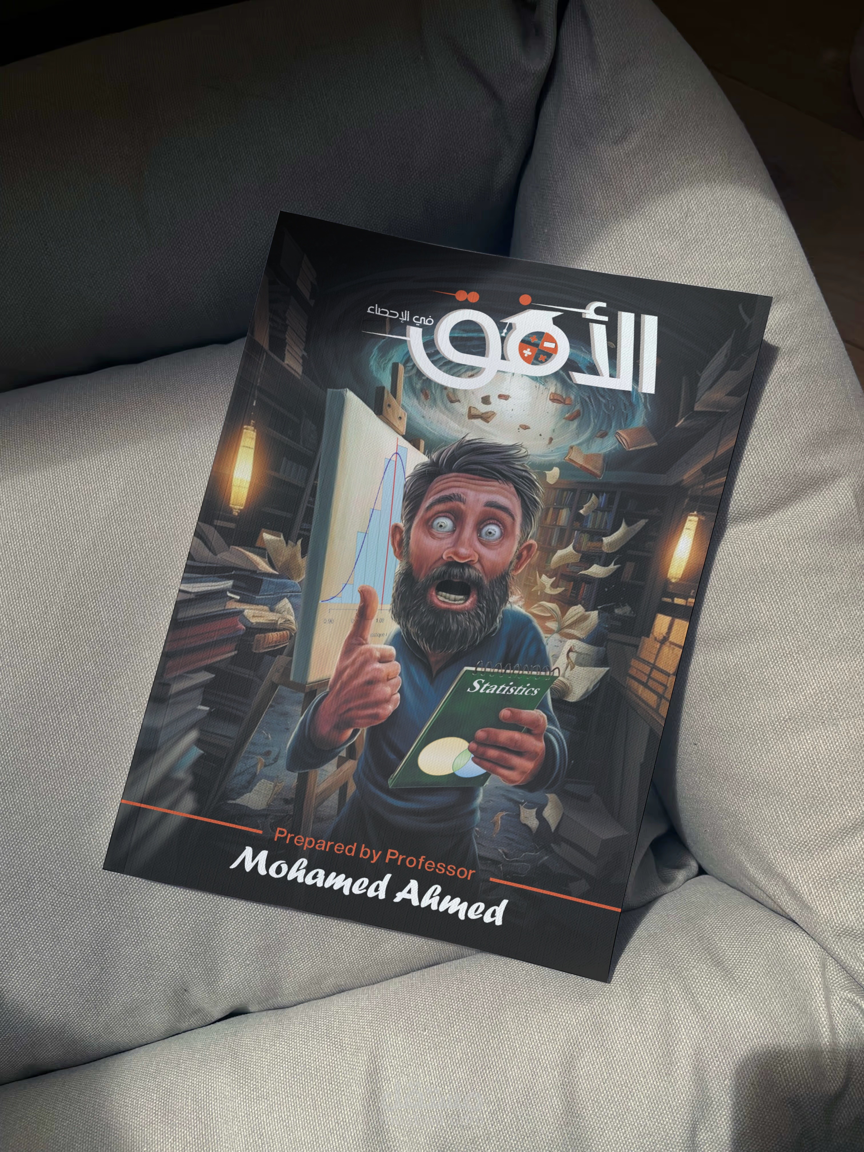 غلاف كتاب عن الإحصاء