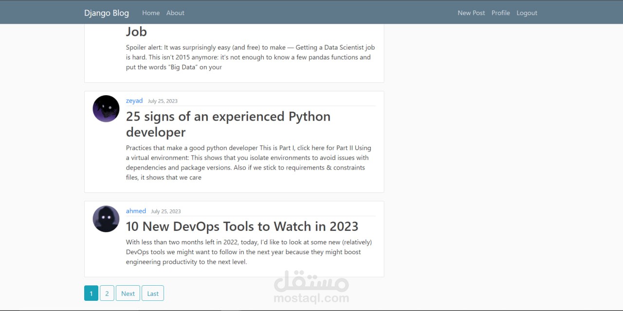 Blog-Post Website