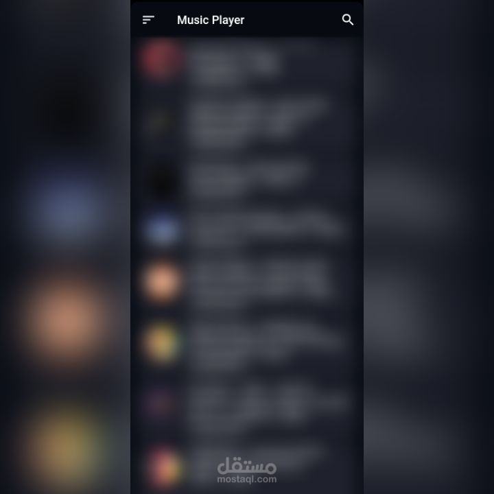 Flutter Music Player