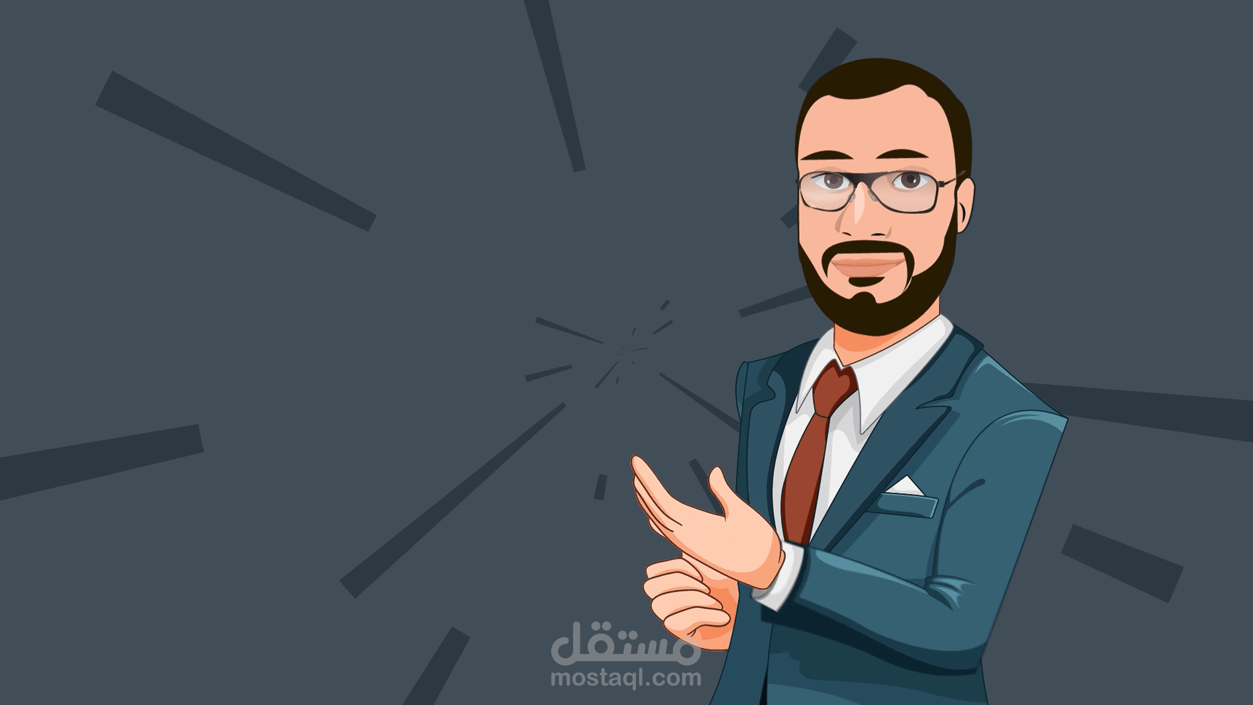 موشن جرافيك لمدرس فلسفة