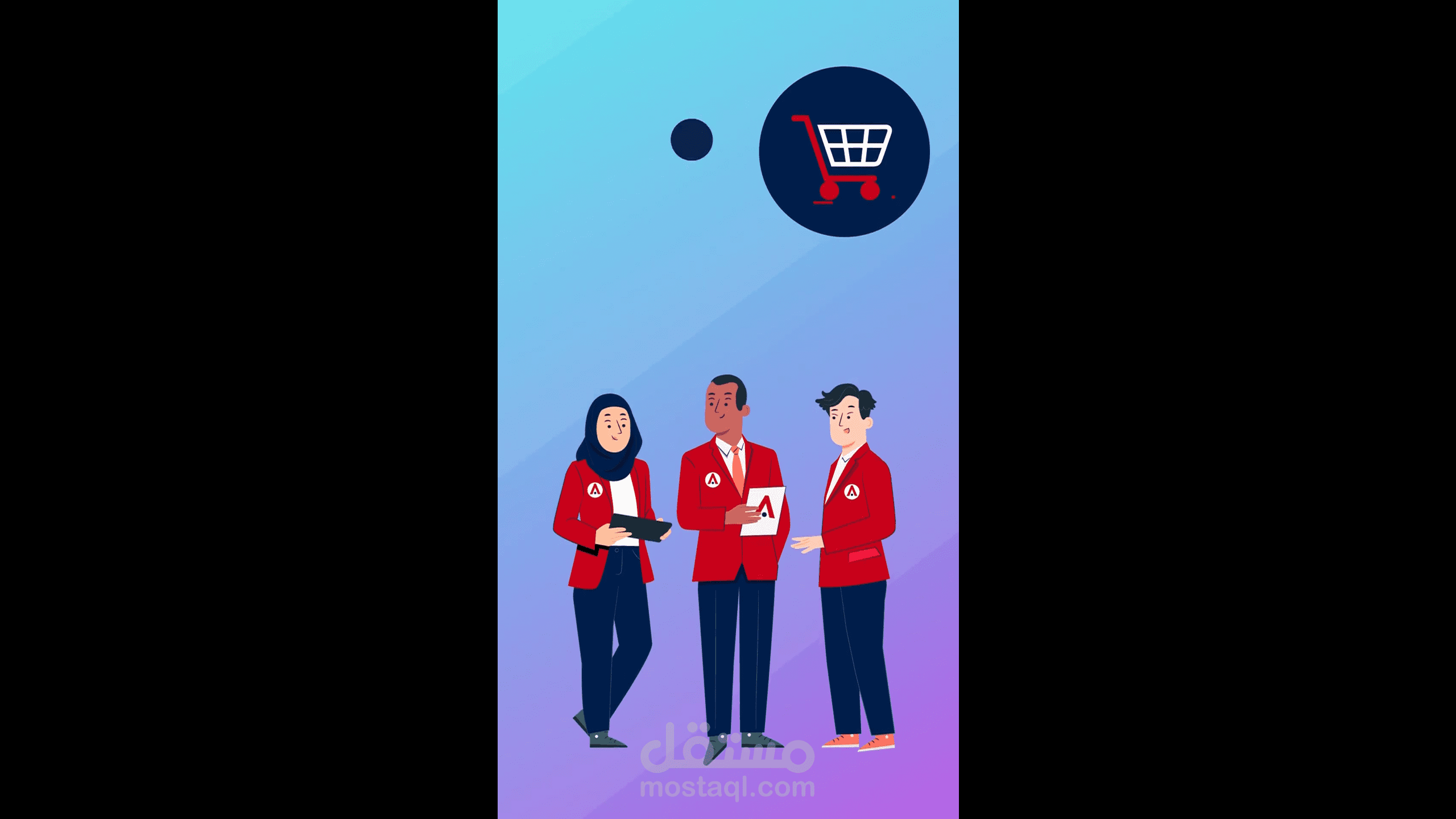موشن جرافيك لشركة خدمات سوشيال ميديا