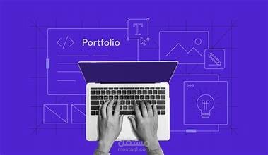 بورتفوليو على هيئه ويب سايت باستخدام HTML ,CSS ,JS