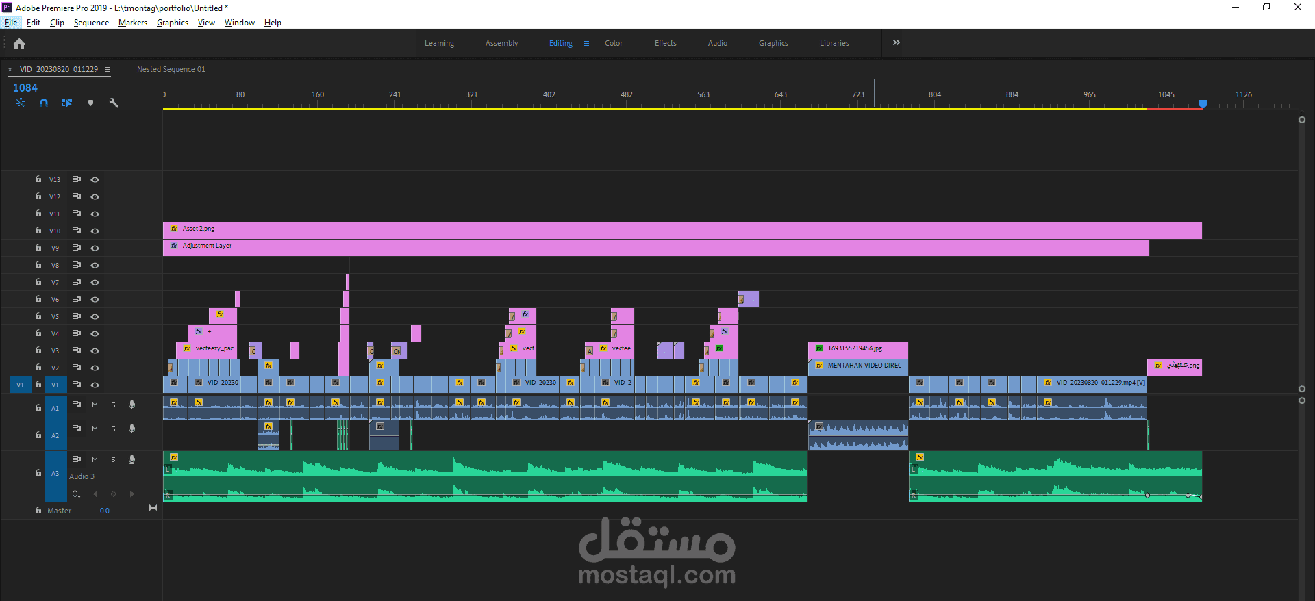 مونتاج فيديو احترافى ل  YouTube .... وغيره