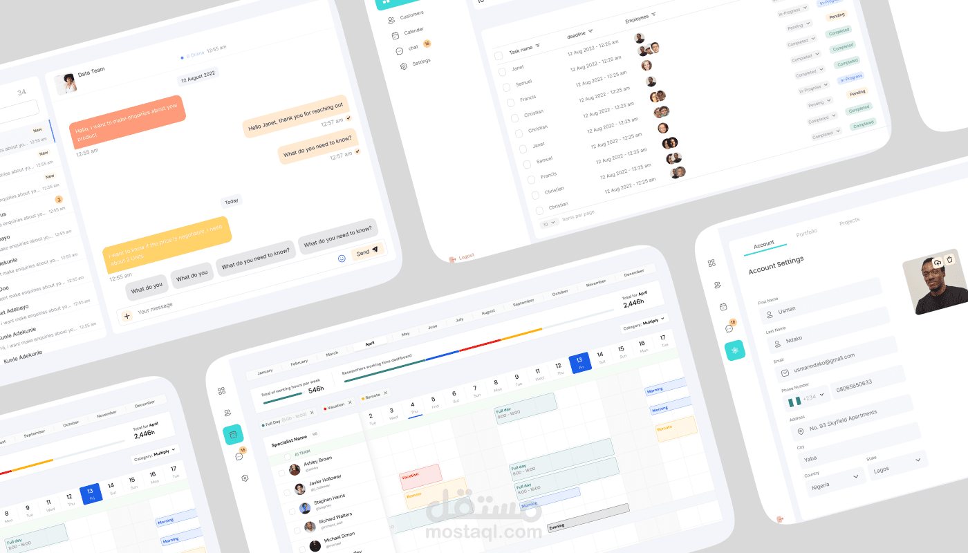 Task management ui design
