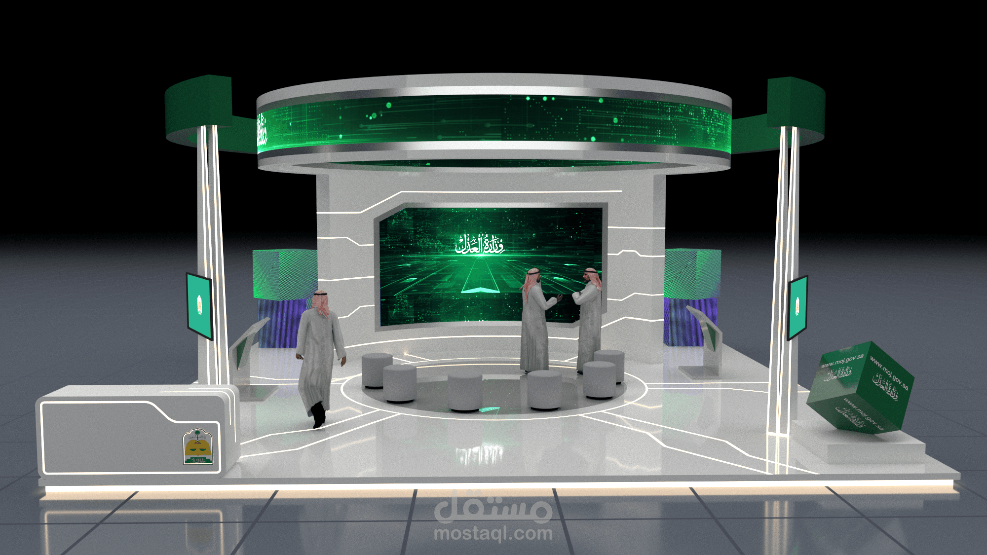 مقترح لتصميم بوث LEAP - السعودية