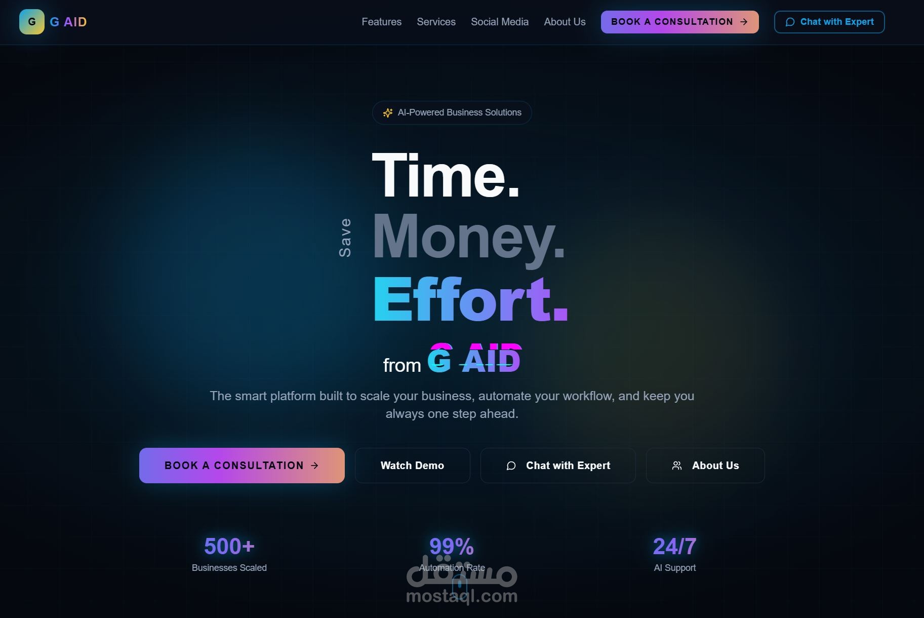 G-AID Cloud | منصة ذكية لإدارة الأعمال والخدمات السحابية