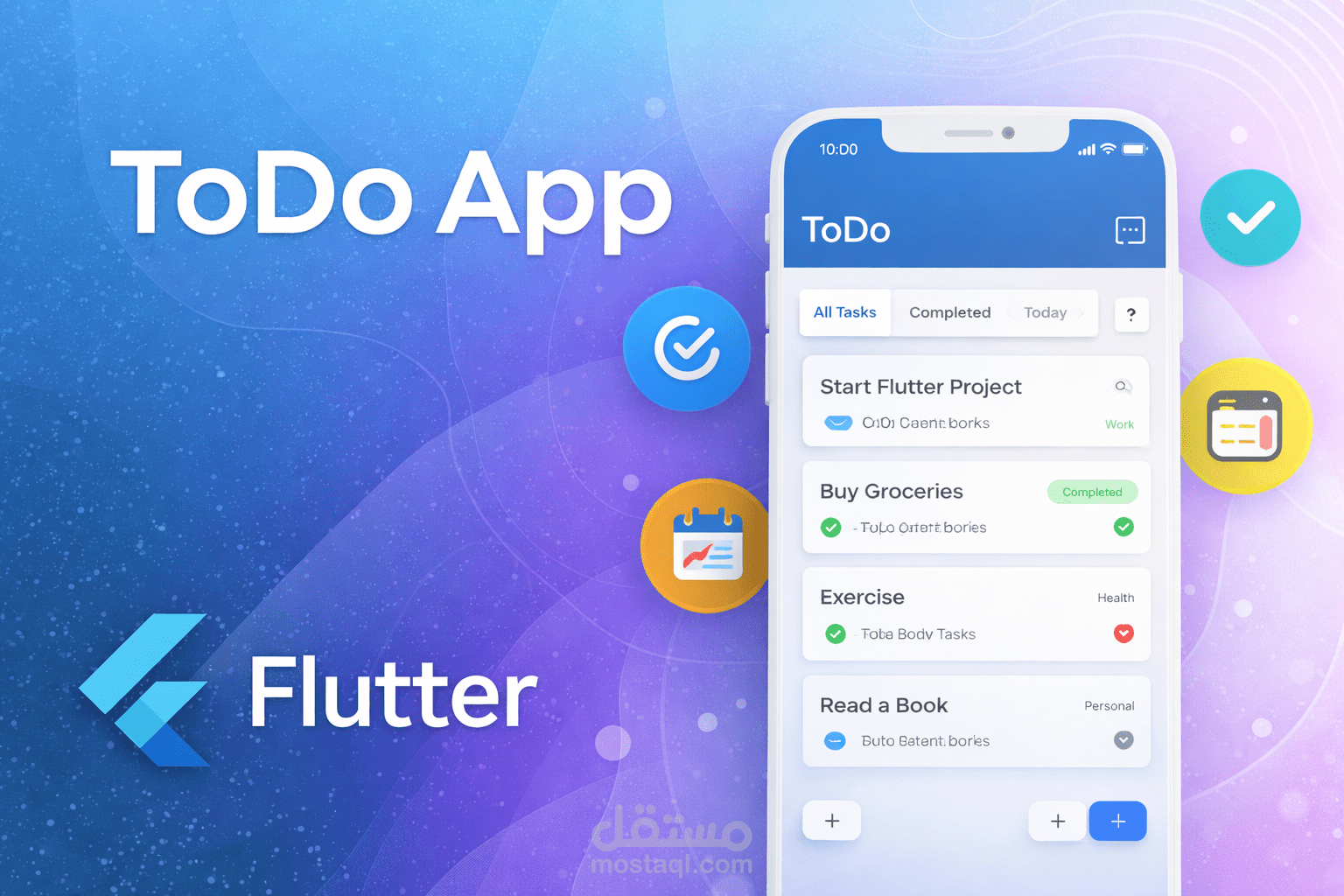 إنشاء تطبيق موبايل احترافي باستخدام Flutter (Android & iOS)