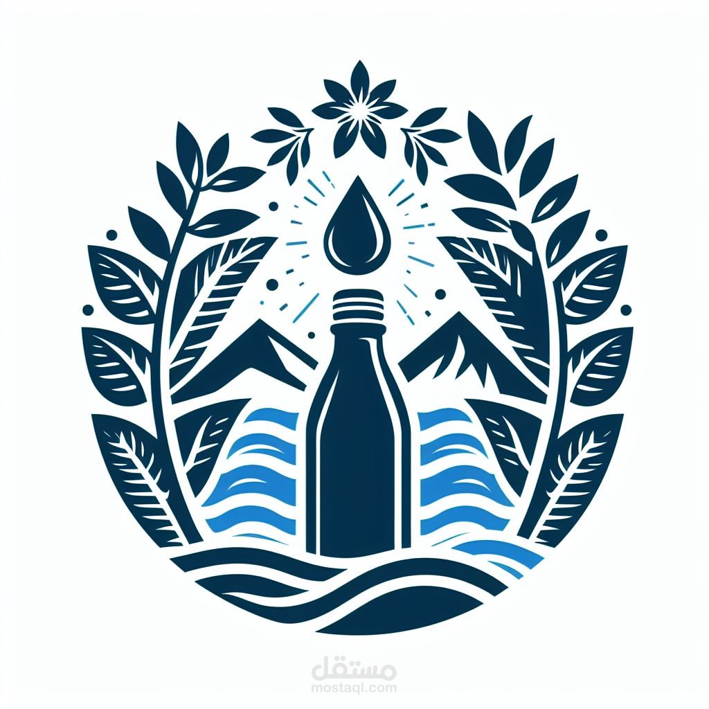 شعار شوكة مياه باسم حياه