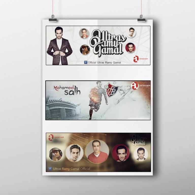 مجموعة اغلفة صفحات فيس بوك