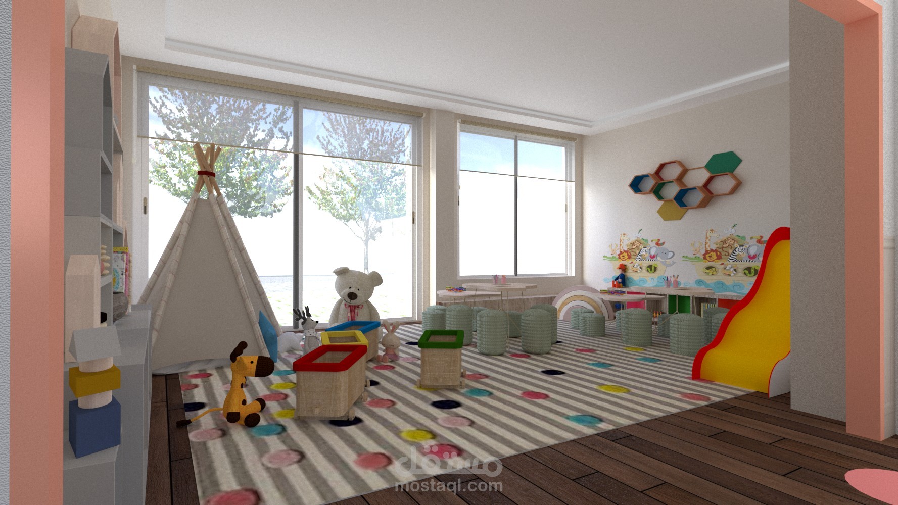 تصميم حضانة للأطفال