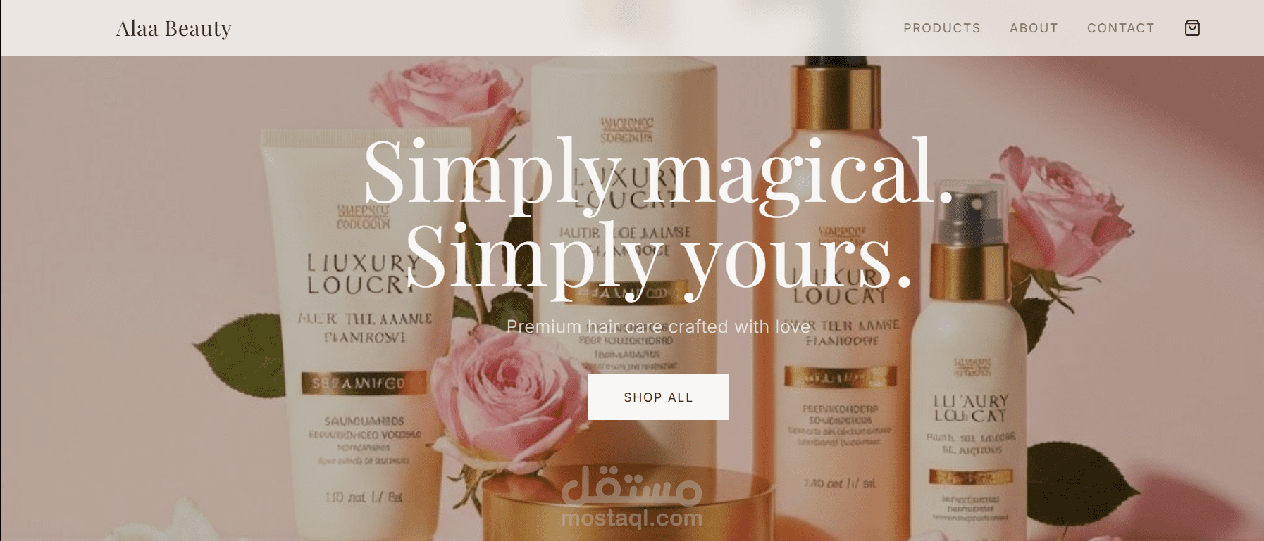 Alaa Beauty – E-Commerce Website