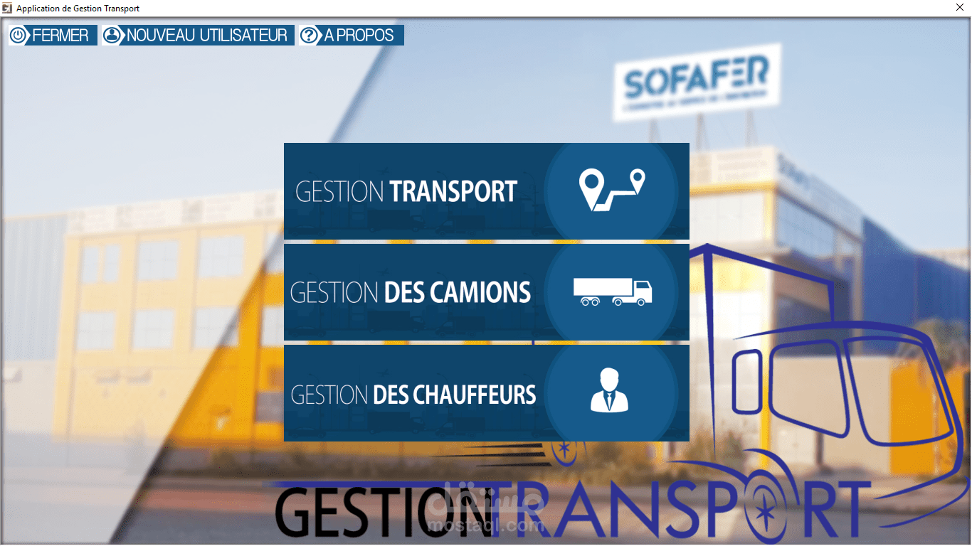 برنامج GestTransport لإدارة نقل شركة صوفافير المغربية