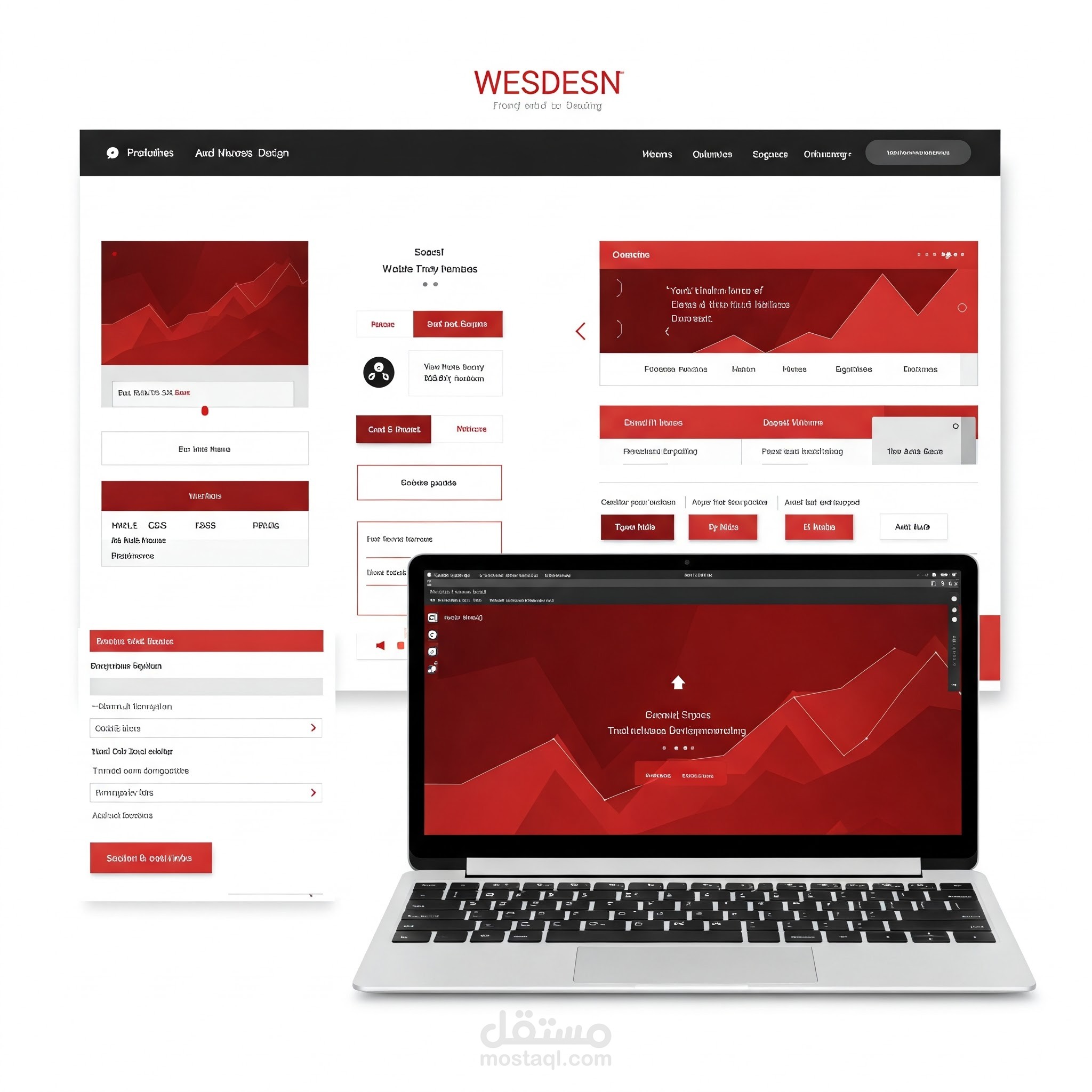 موقعك... من الكود للسيرفر – تطوير Full-Stack احترافي