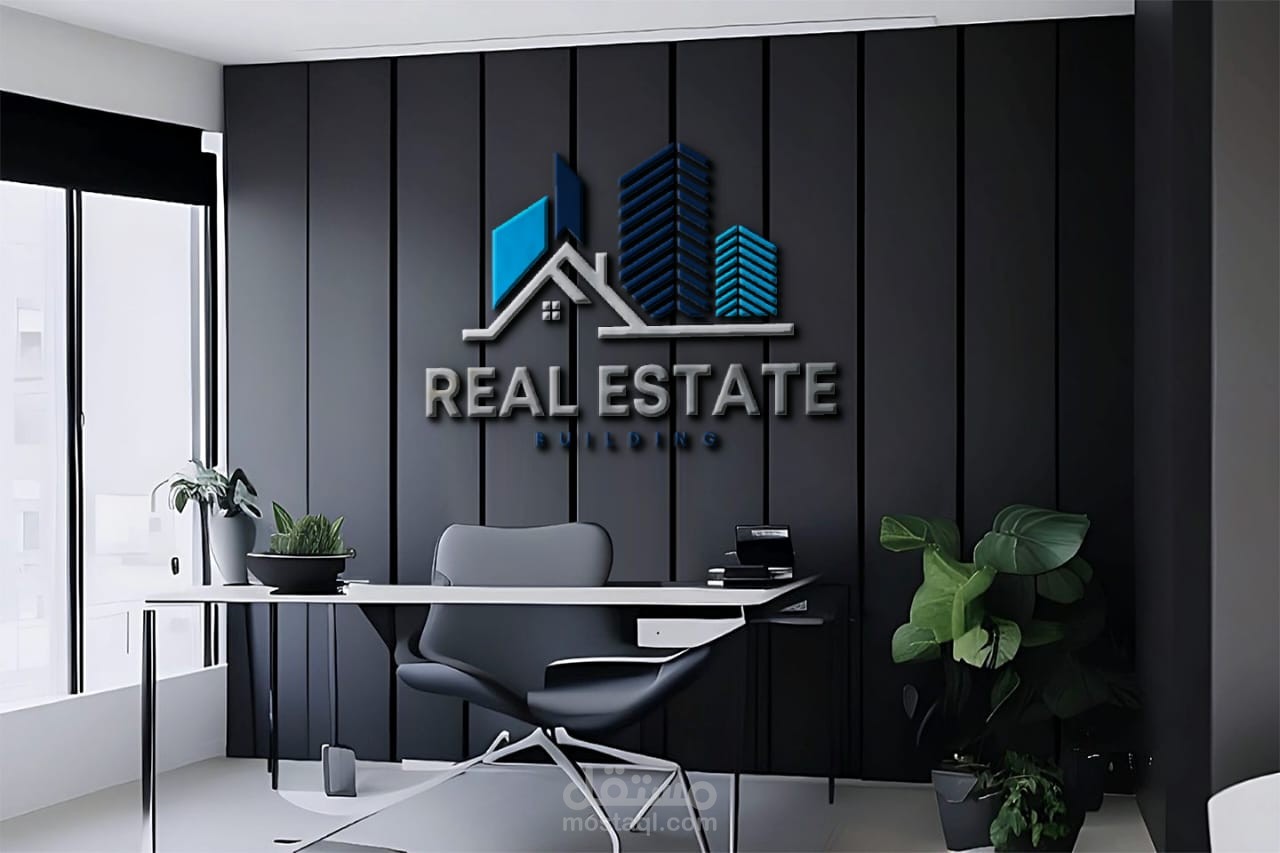 تصميم شعار لمكتب مقاولات