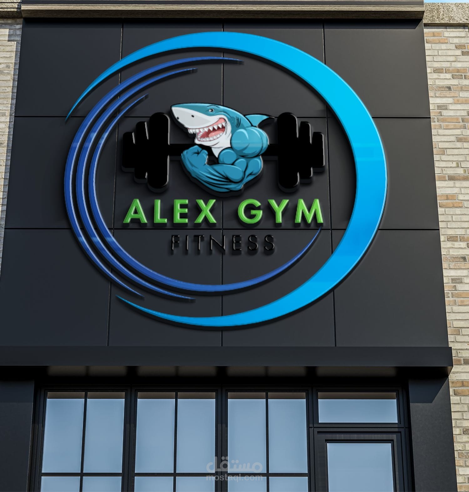 تصميم ابداعى لشعار GYM