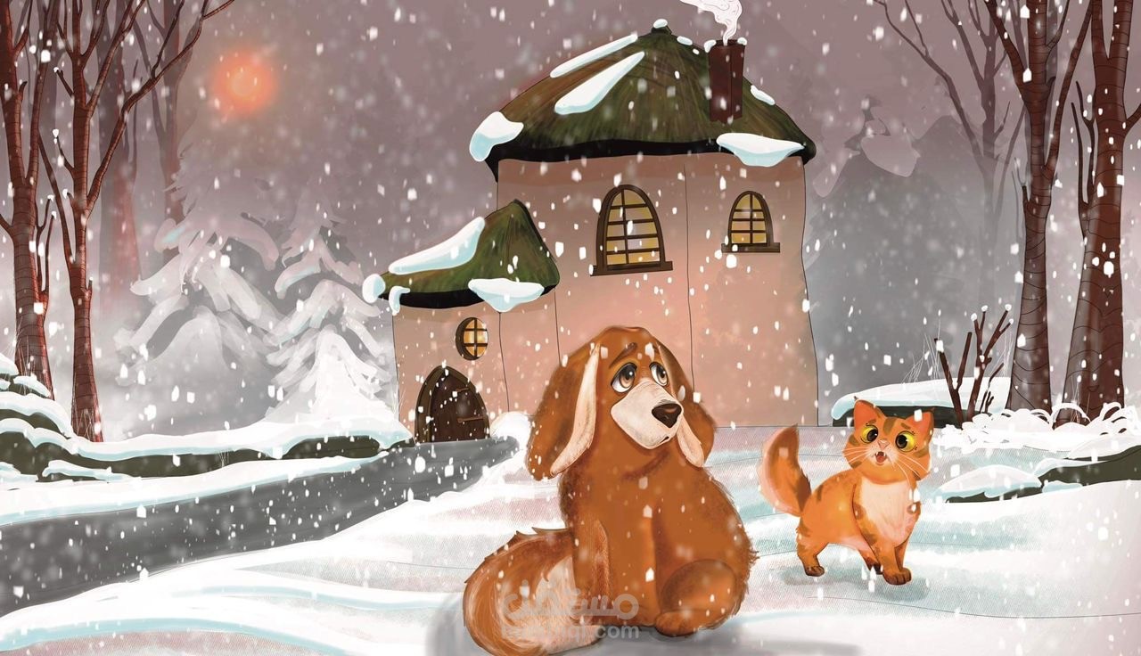 قصة مصورة: الأصدقاء الثلاثة