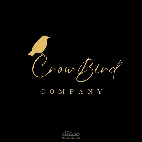 تصميم شعار لشركة crow bird