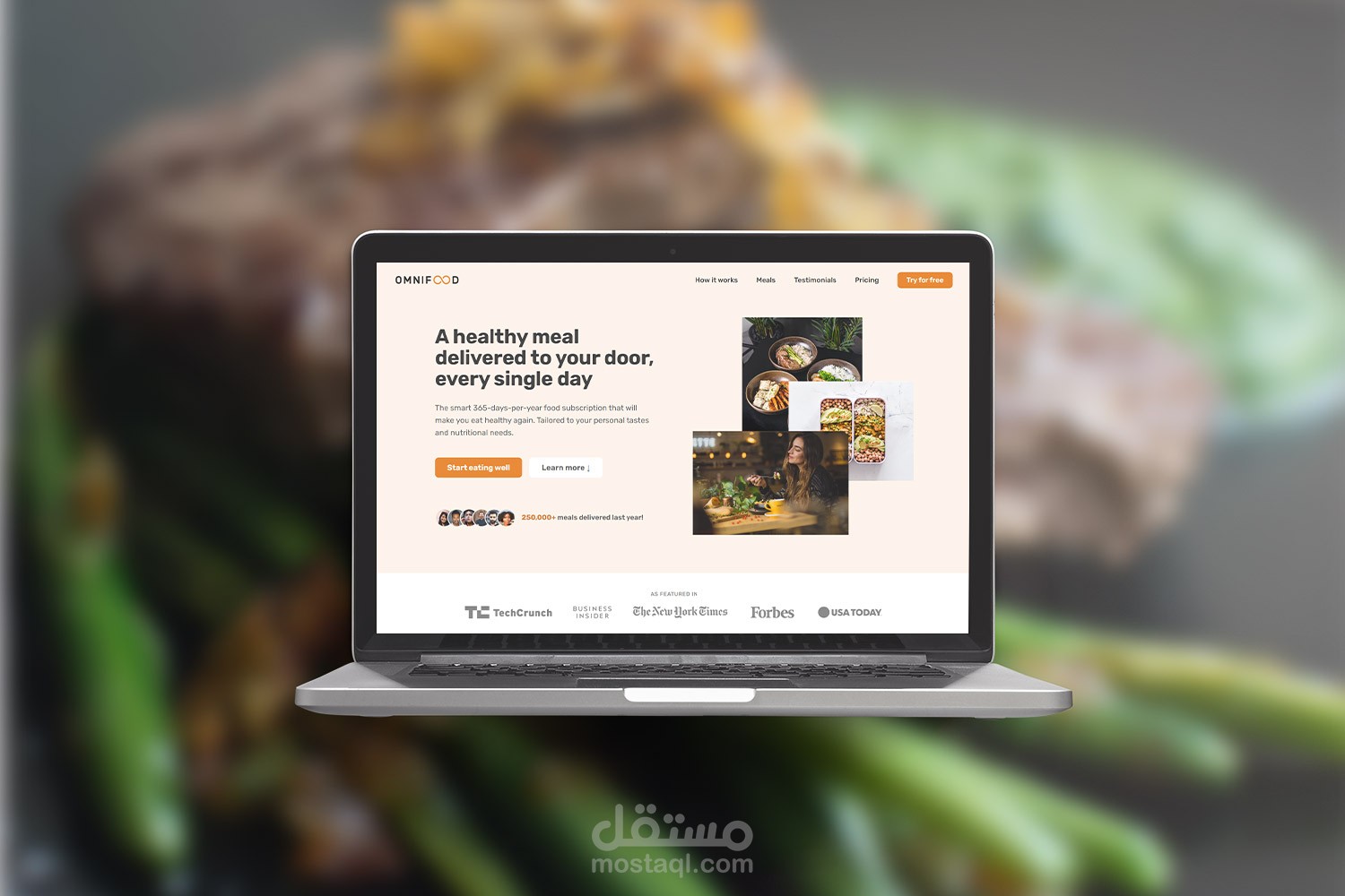 ويب سايت لبيع الطعام اون لاين omnifood