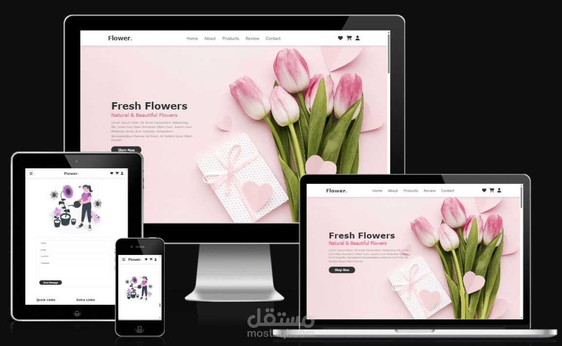 Responsive Flower Shop
