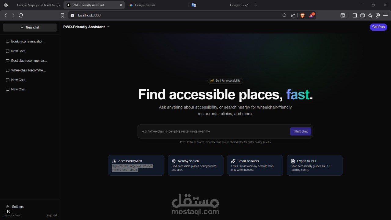 AI agents for PWD - People with disabilities