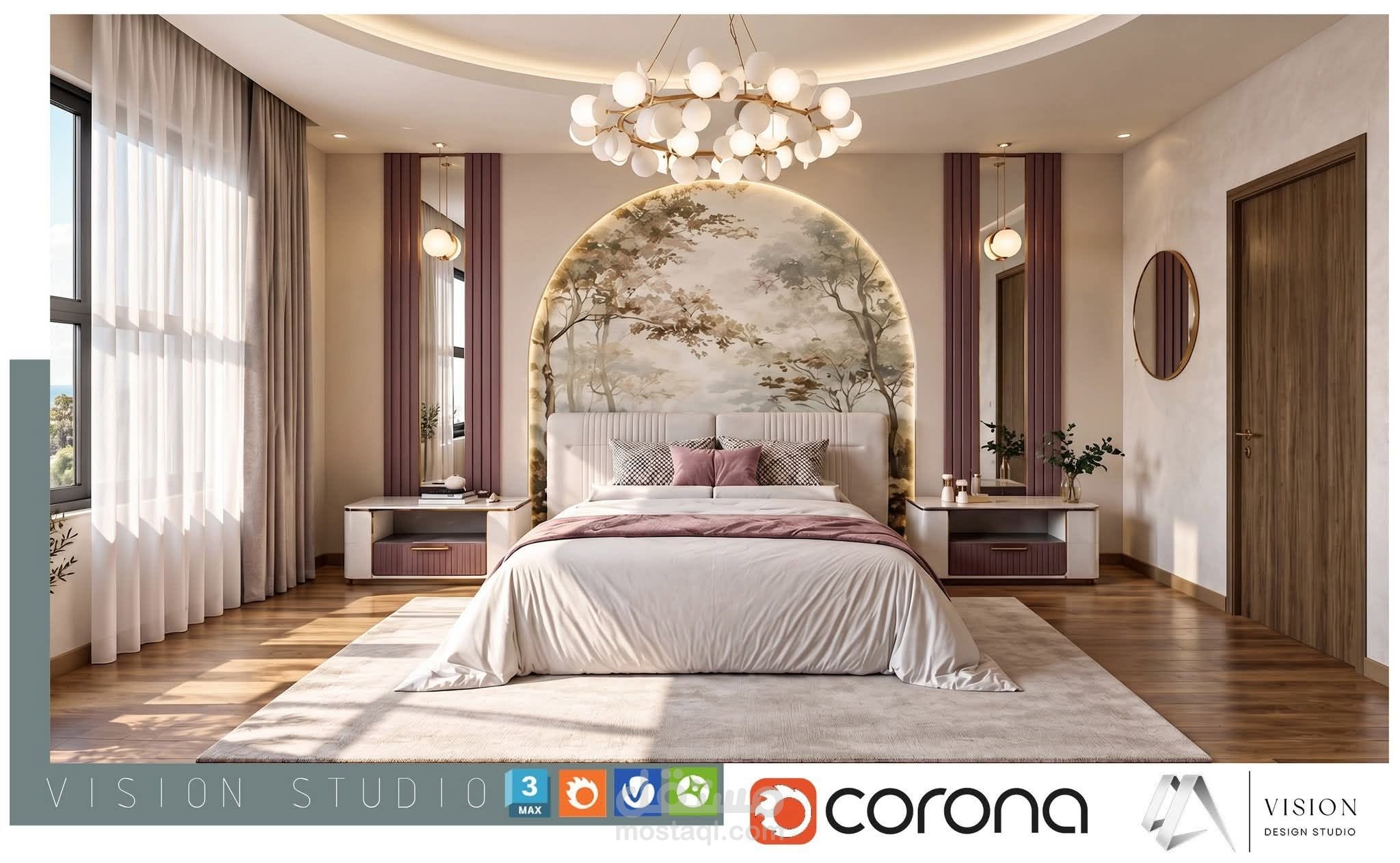 Interior Design + 3D Modeling + Rendering