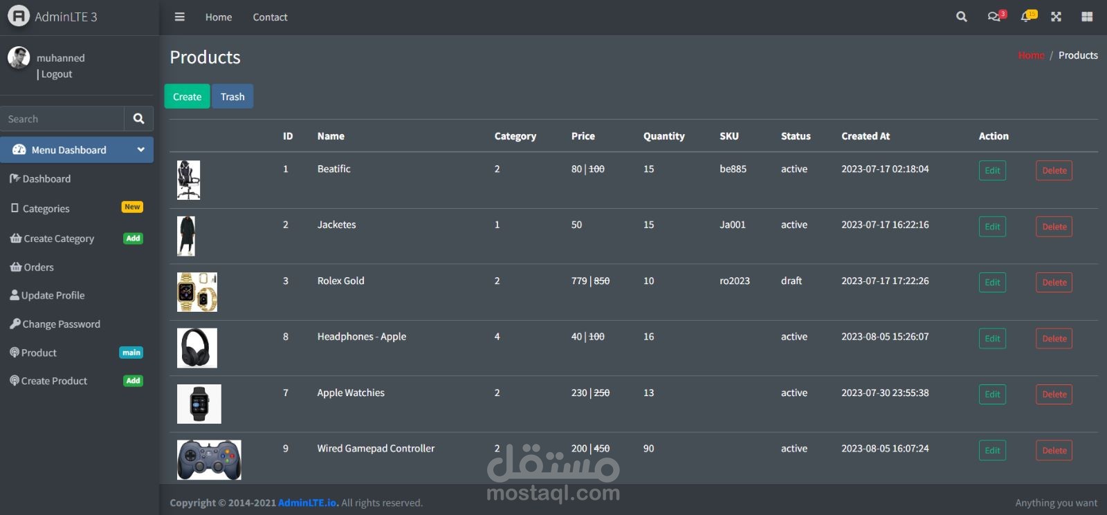 منصة تجارة إلكترونية متكاملة باستخدام Laravel و Vue.js