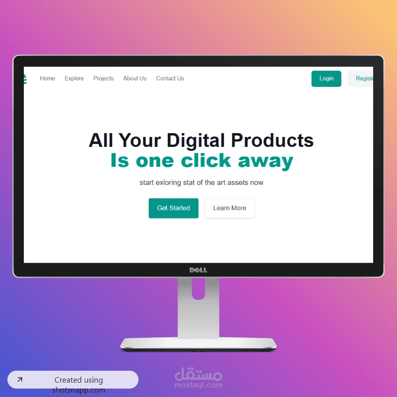 متجر الكتروني باستخدام (next& tailwind)