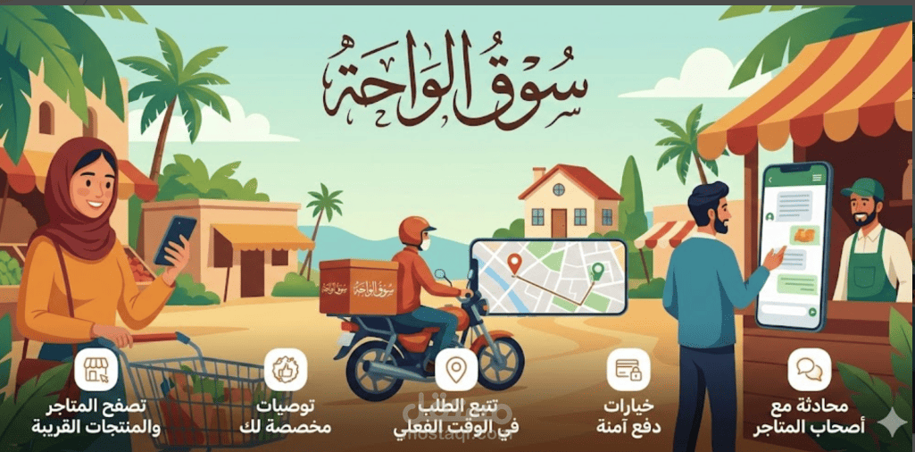 Waha market - سوق الواحه