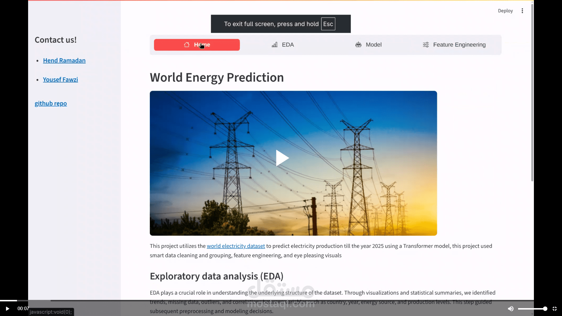 World Energy Prediction