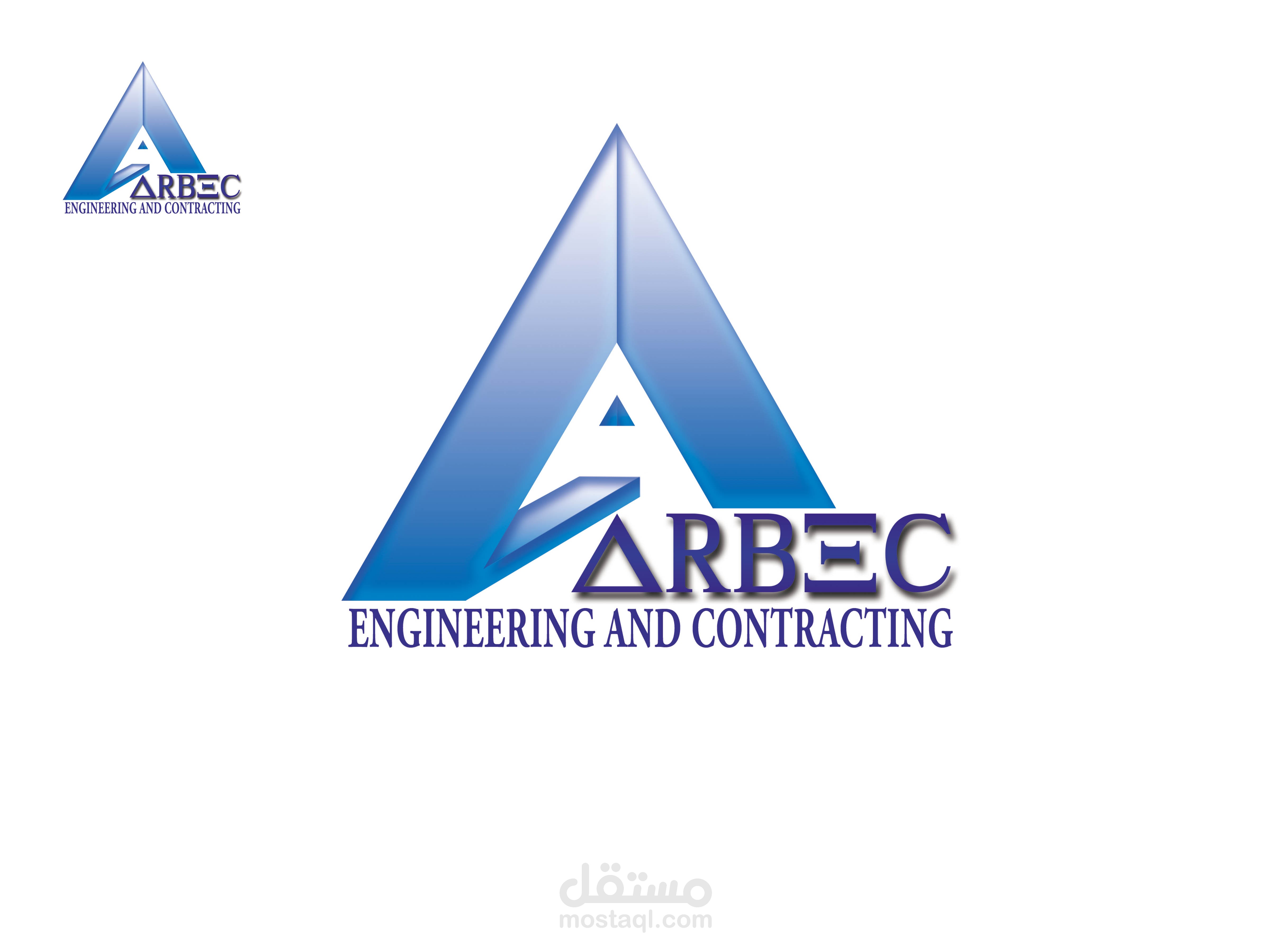 تصميم لوجو لشركه Arbec للهندسه والمقاولات