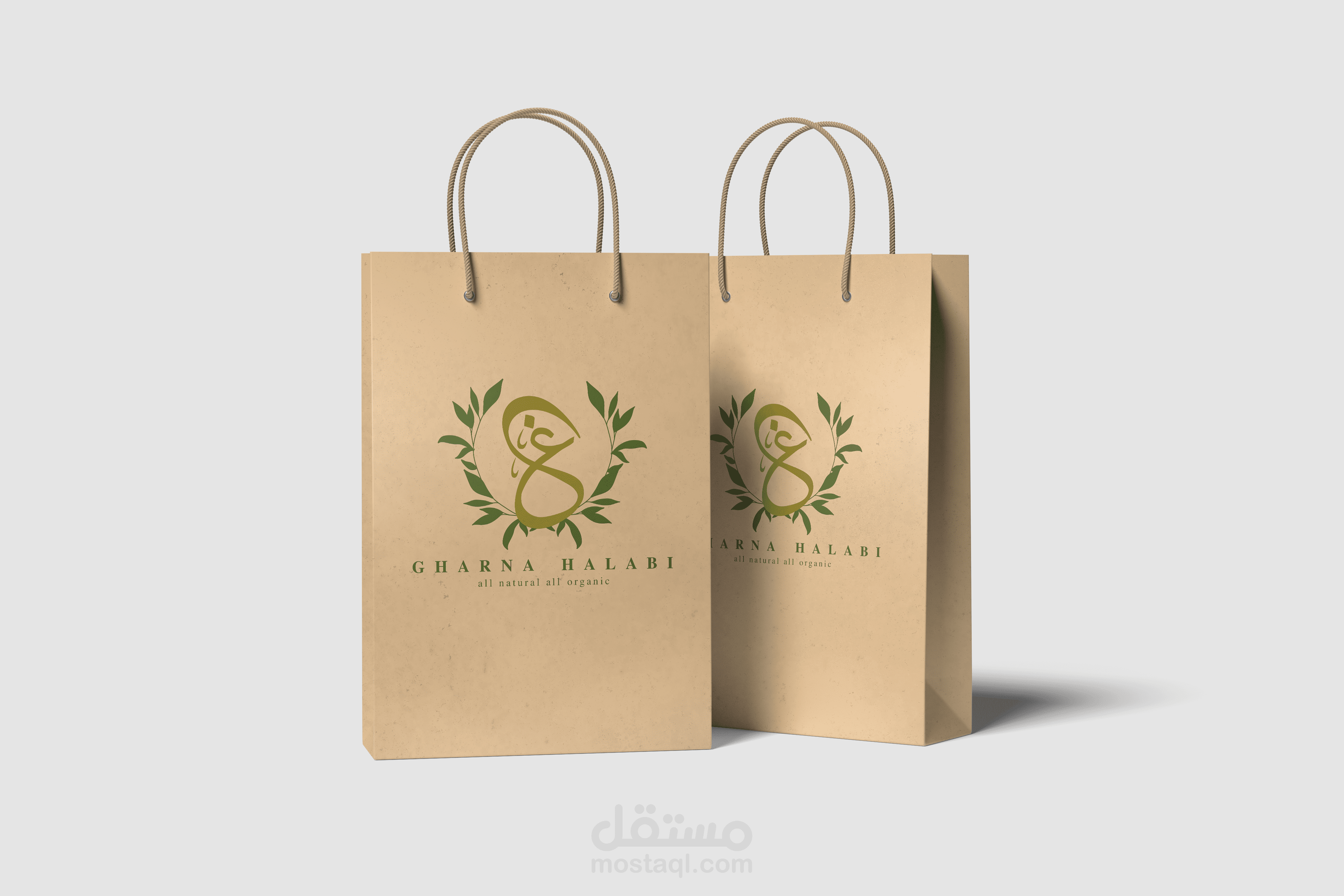 تصميم كيس ورق كرافت