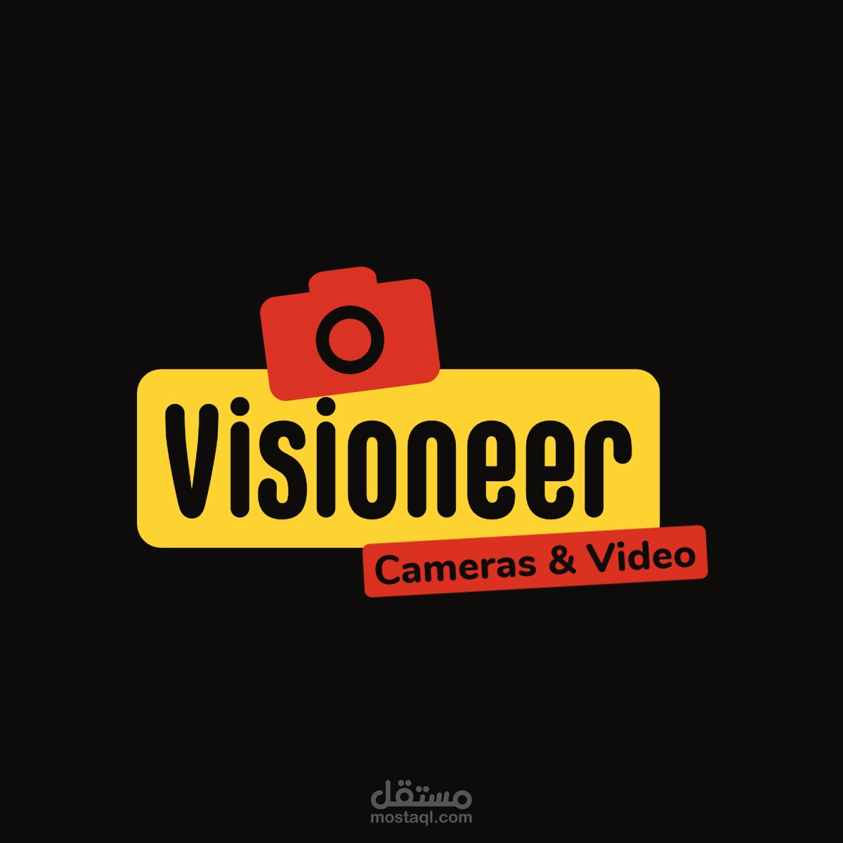 تصميم شعار لشركة كاميرات Visioneer