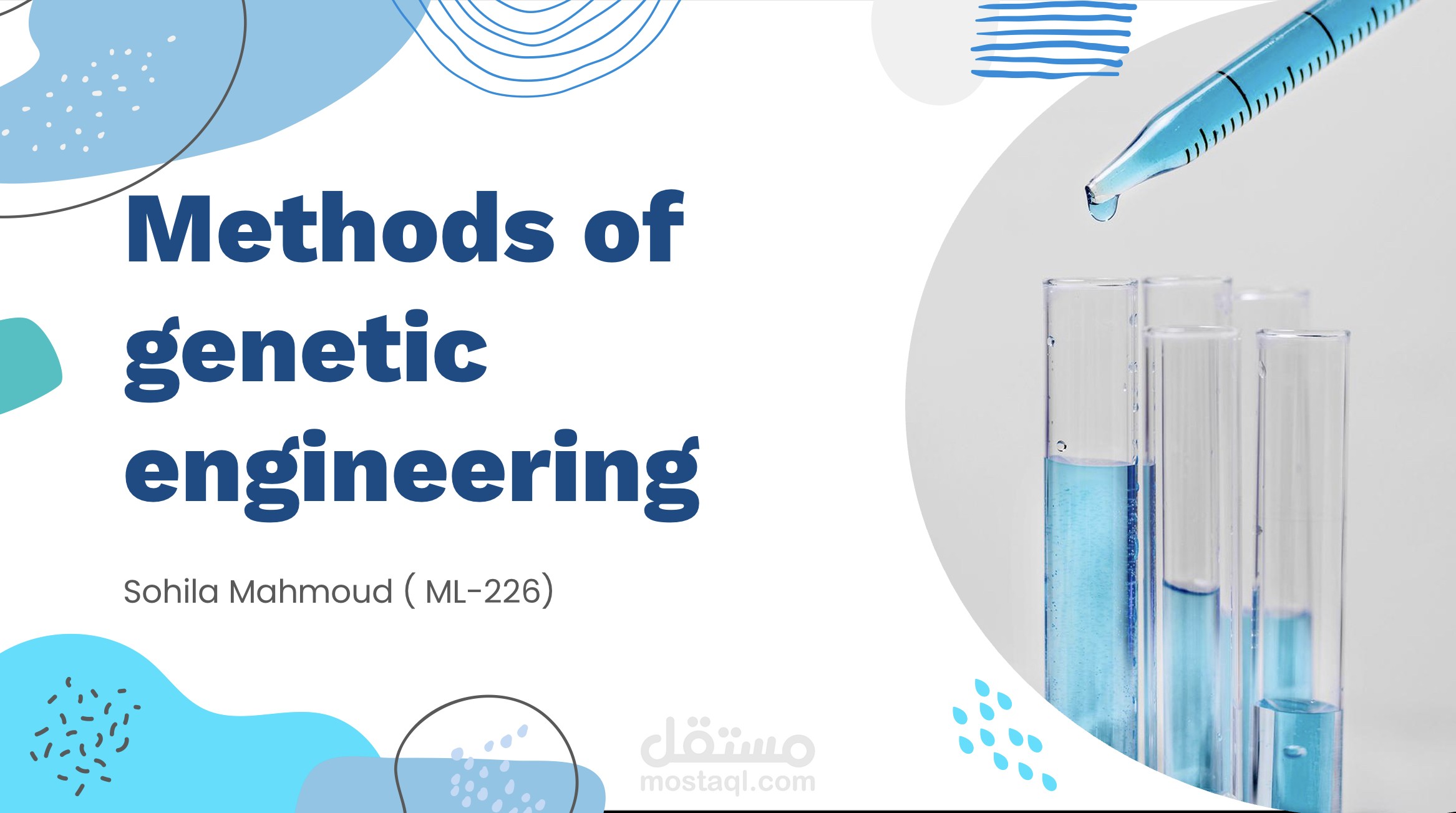 Presentation about genetic engineering