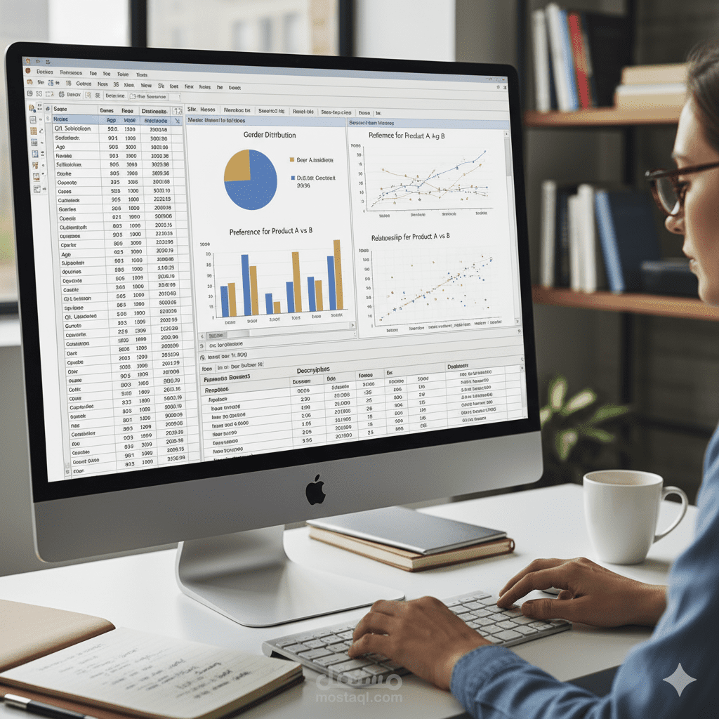 تحليل بيانات الاستبيانات والأبحاث باستخدام SPSS