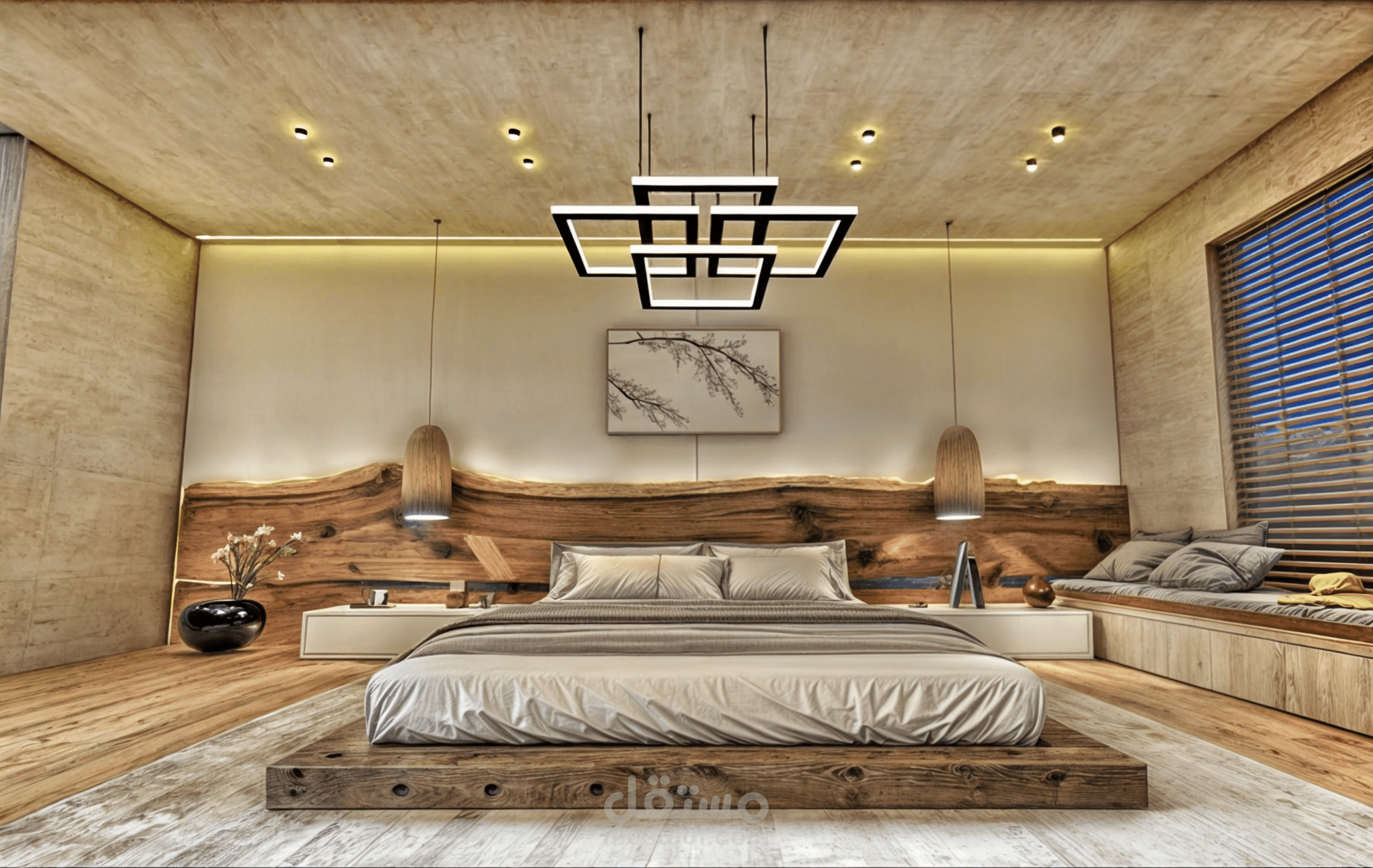 غرفة نوم cozy