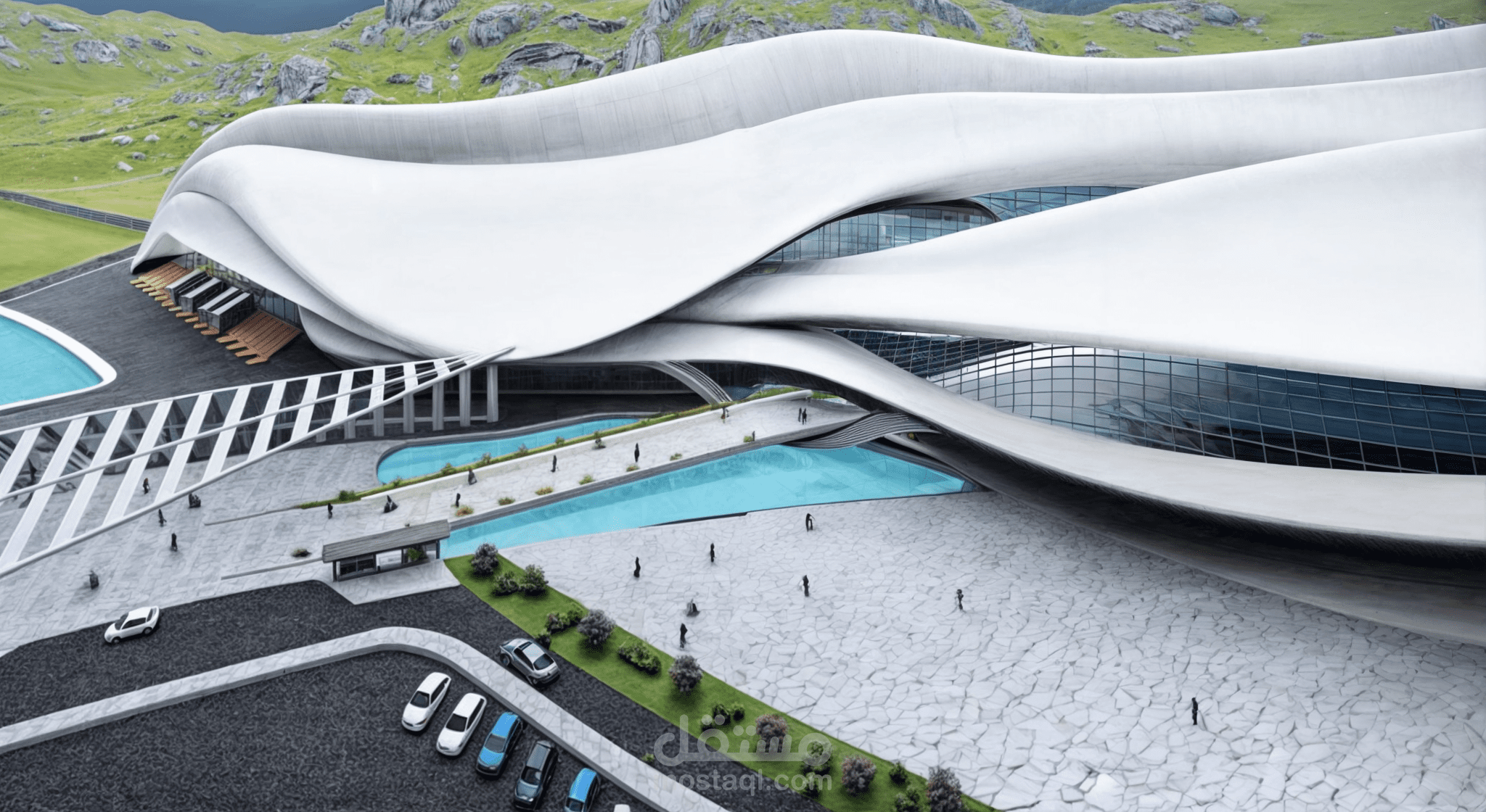 مشروع محطة قطار و باصات في مصر