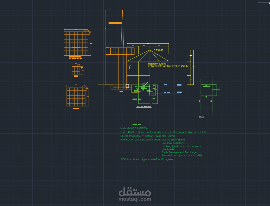 control tower and translation tower in quarry harbor design