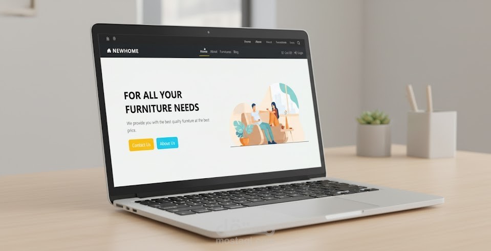 تطوير واجهة متجر أثاث ديناميكي باستخدام React وتقنيات حديثة