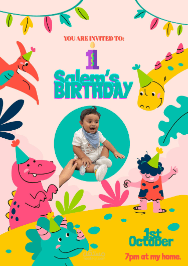 دعوة عيد ميلاد