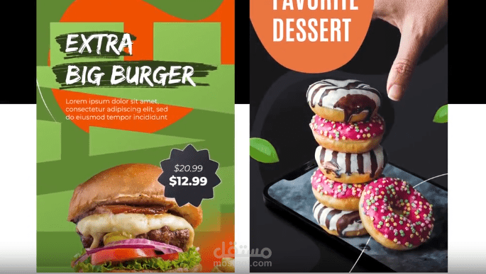 Delivery Food Stories App Promo