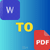 WORD TO PDF