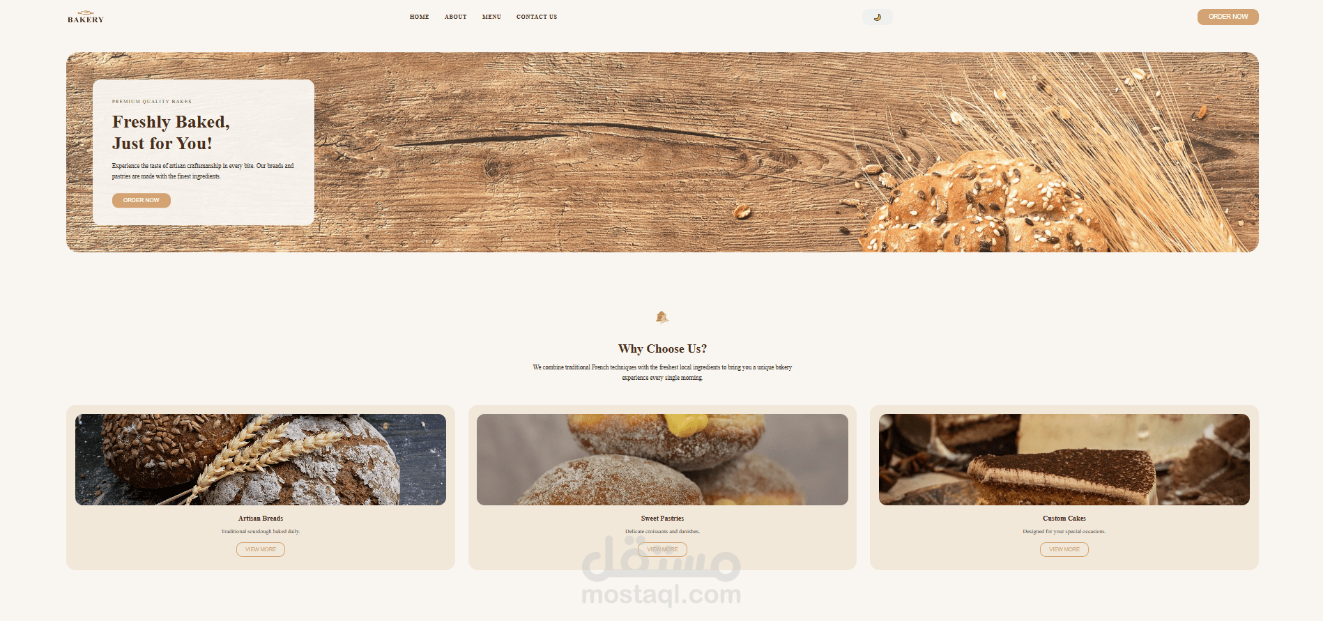 Frontend Landing Page Design