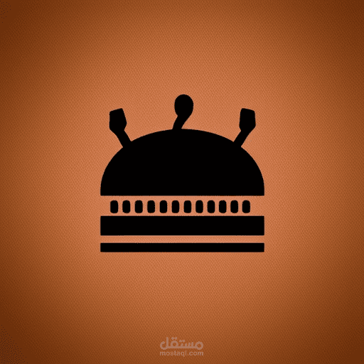 شعار لمطعم برجر (Robot Burger)