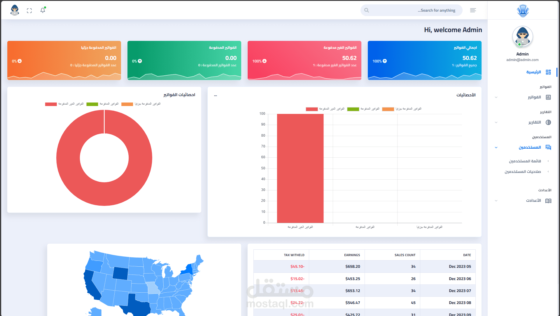نظام الفواتير