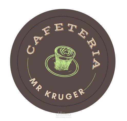 هوية كاملة لمقهي بأسم Mr Kruger